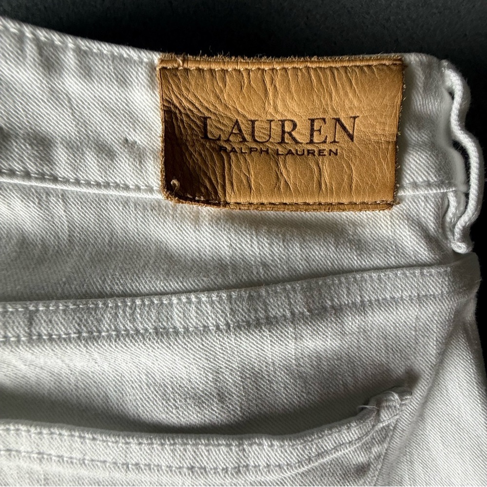 Lauren Ralph Lauren Modern Straight Curvy White Pants size‎ 10 - Picture 13 of 14